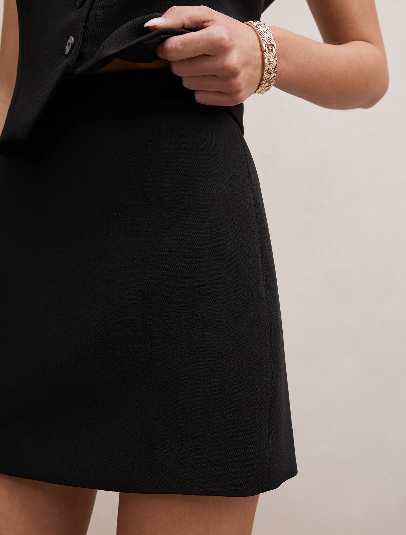 Demi Tailored Mini Skirt