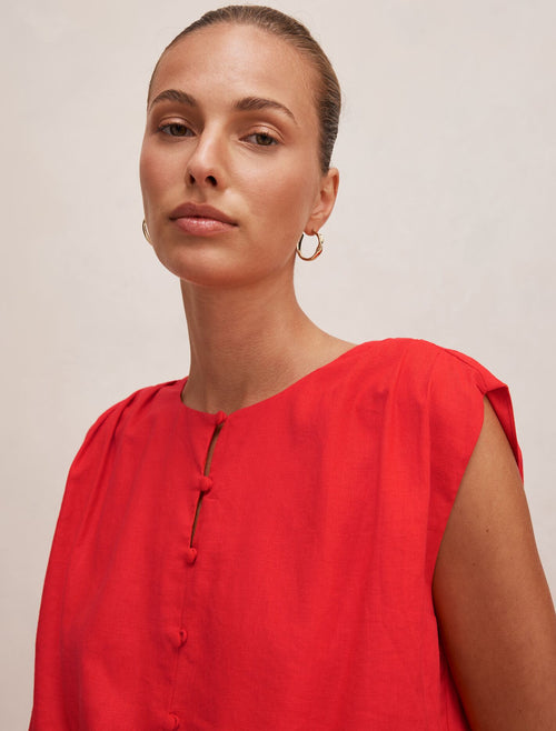 Naia Bubble Hem Top