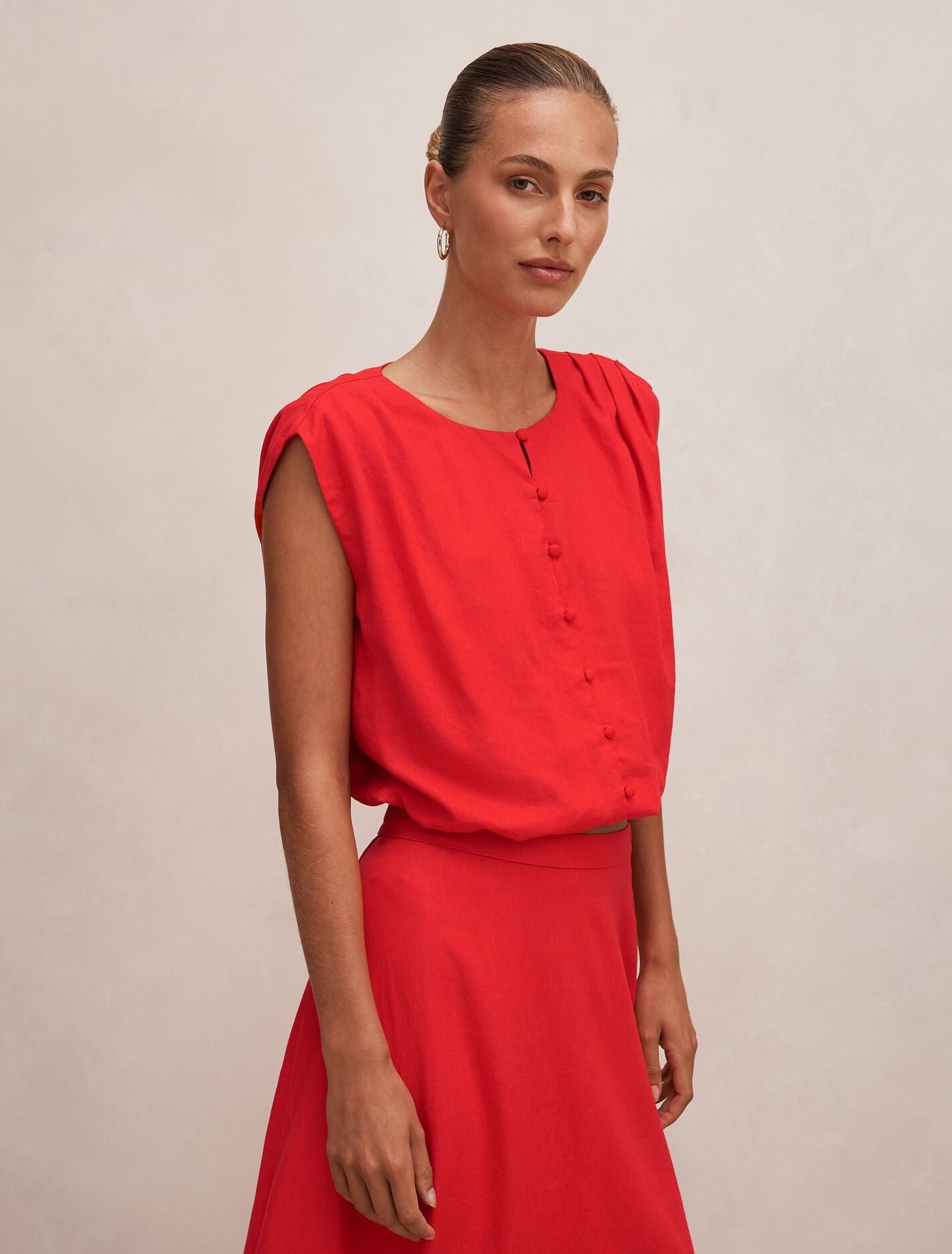 Naia Bubble Hem Top