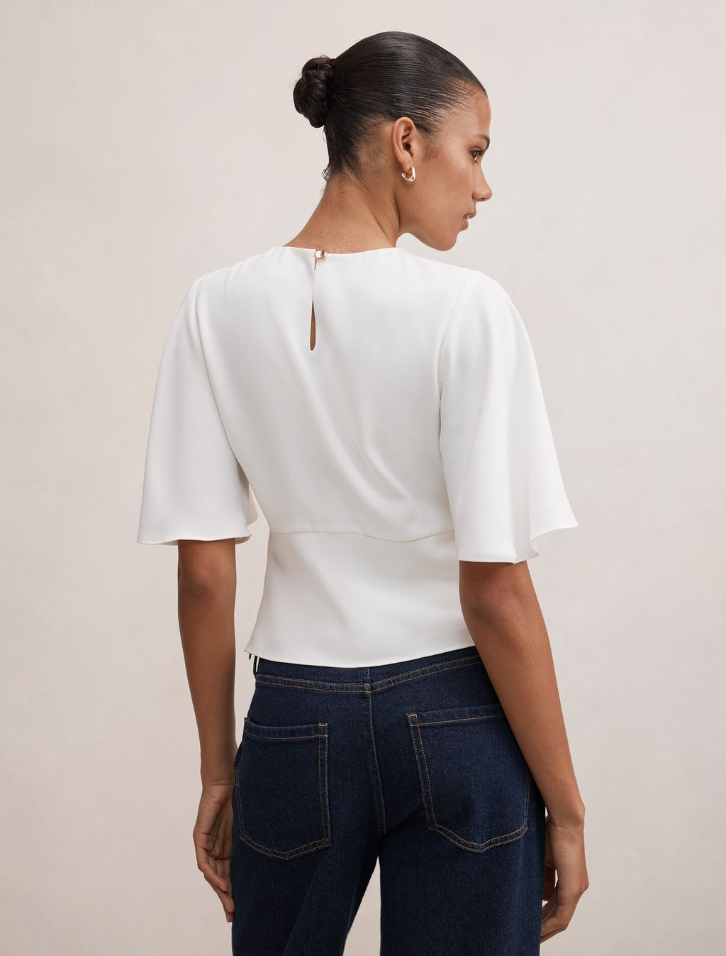 Kirsten Flutter Sleeve Top