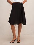 Rae Tie Midi Skirt