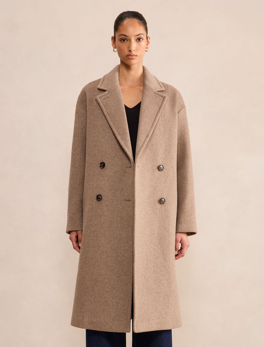 Lila Oversize Coat Mushroom