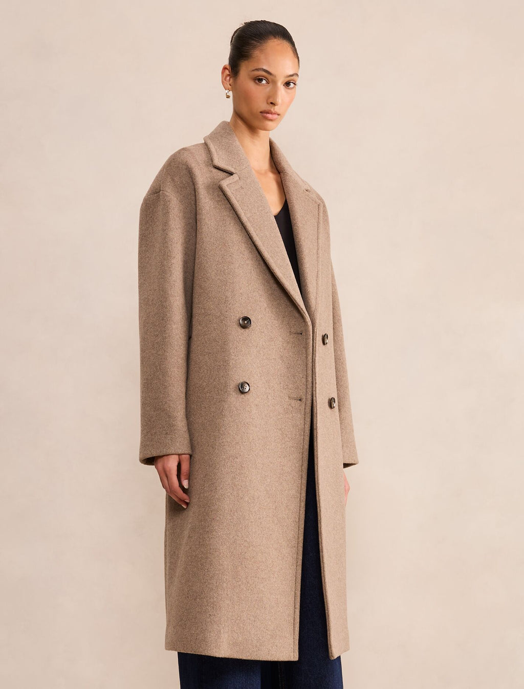 Lila Oversize Coat Mushroom