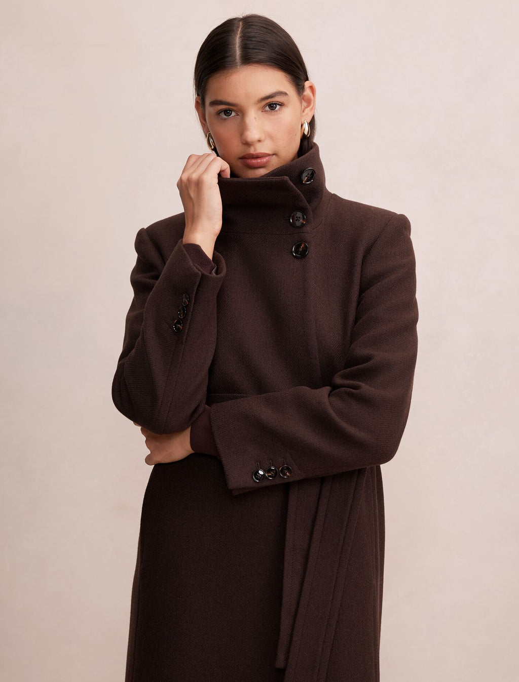 Rue Funnel Neck Coat