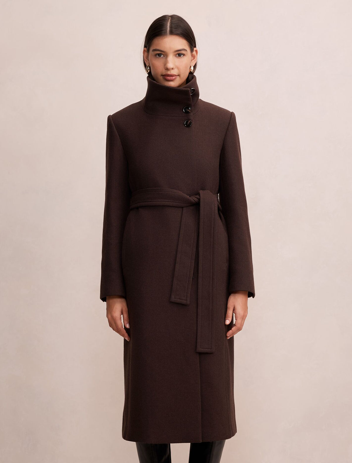 Rue Funnel Neck Coat