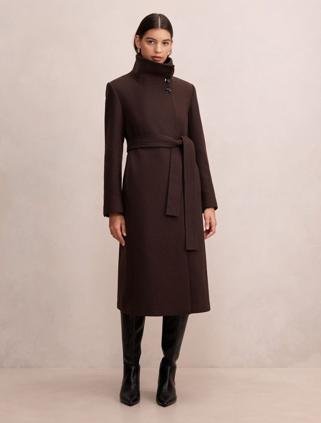 Rue Funnel Neck Coat