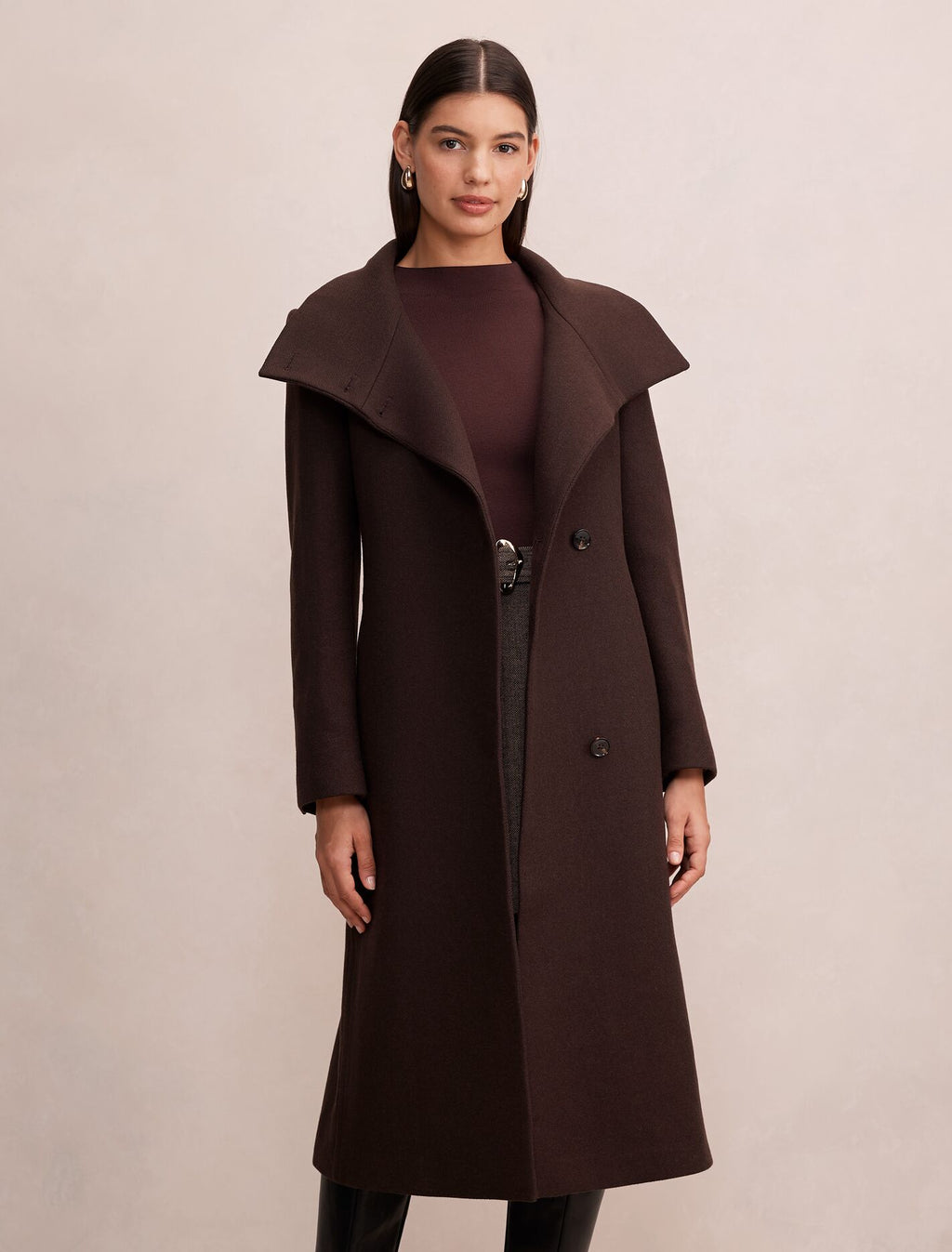 Rue Funnel Neck Coat