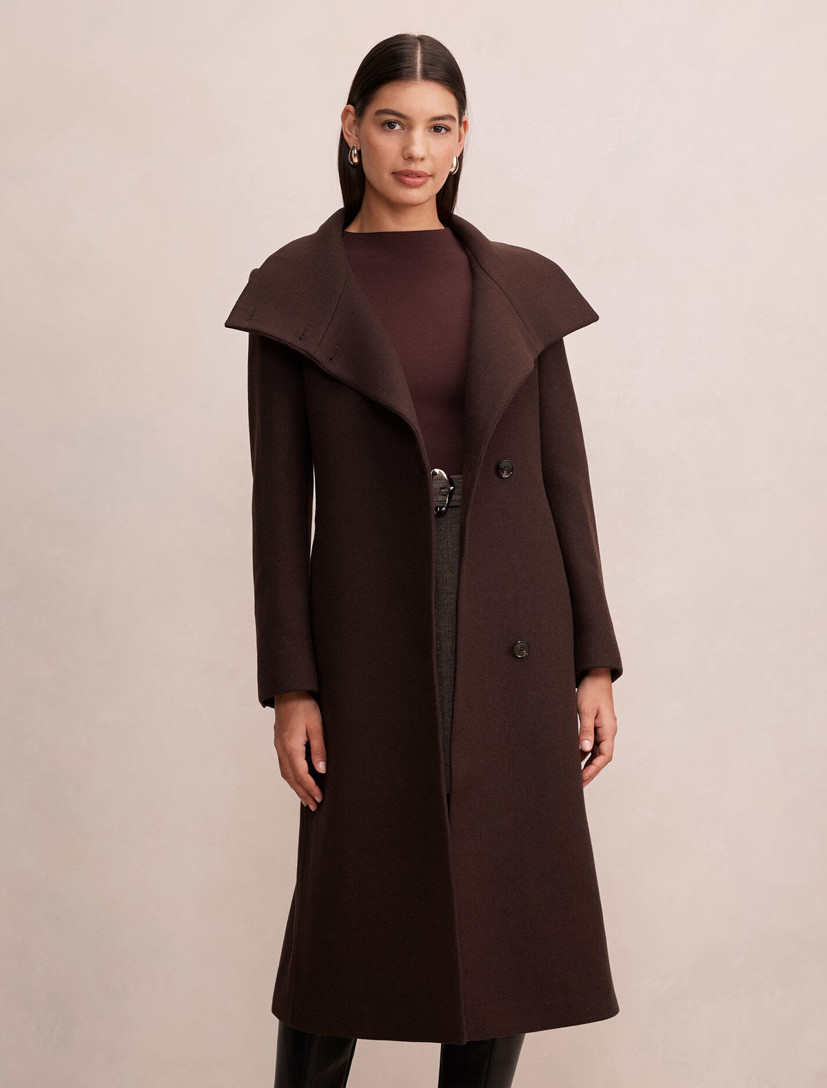 Rue Funnel Neck Coat