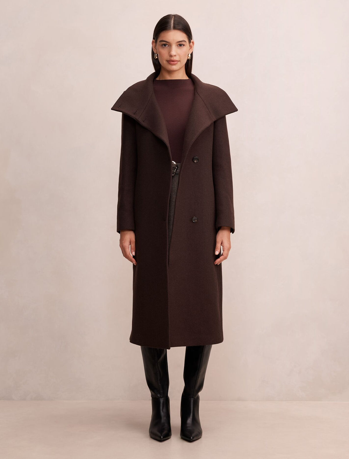 Rue Funnel Neck Coat