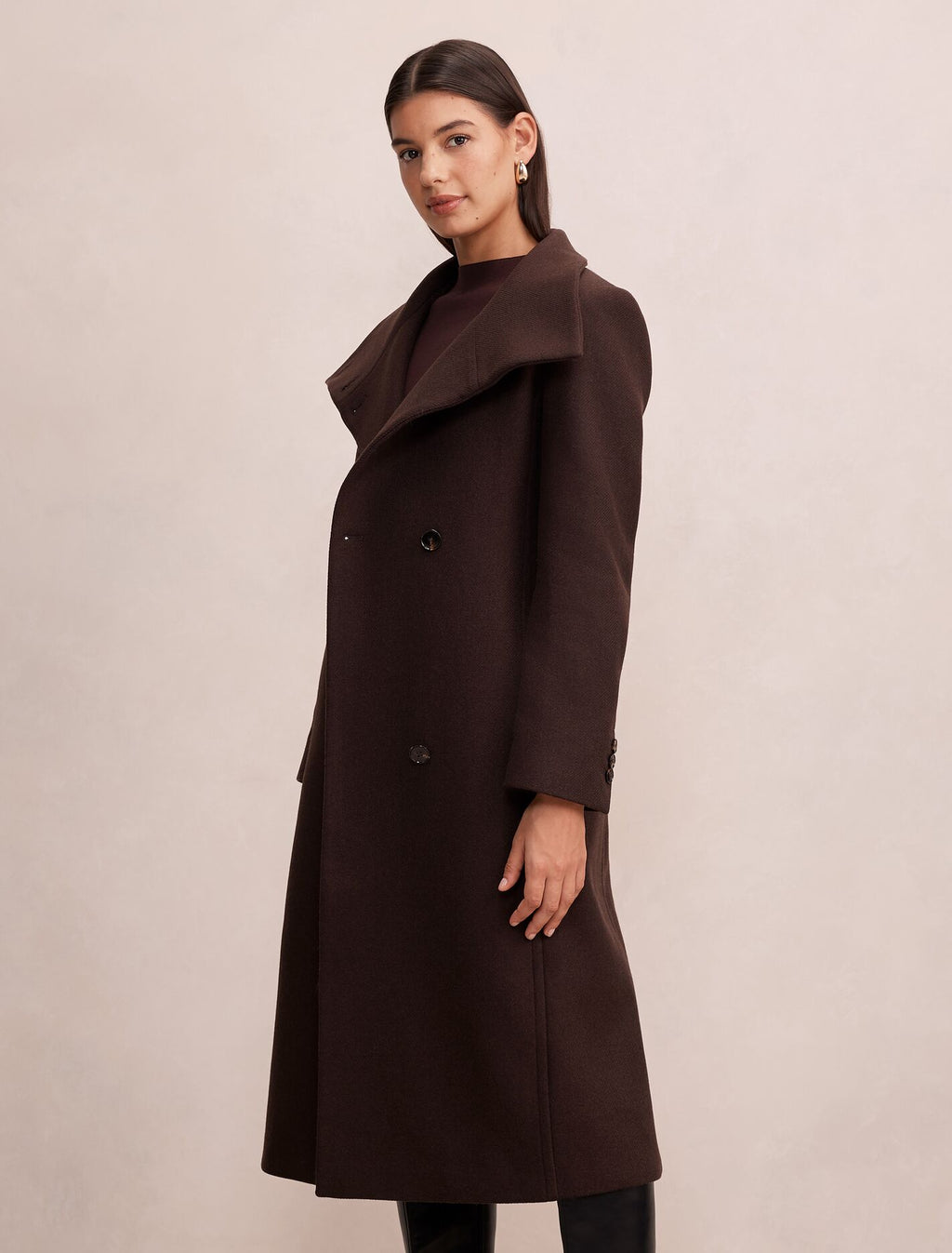 Rue Funnel Neck Coat