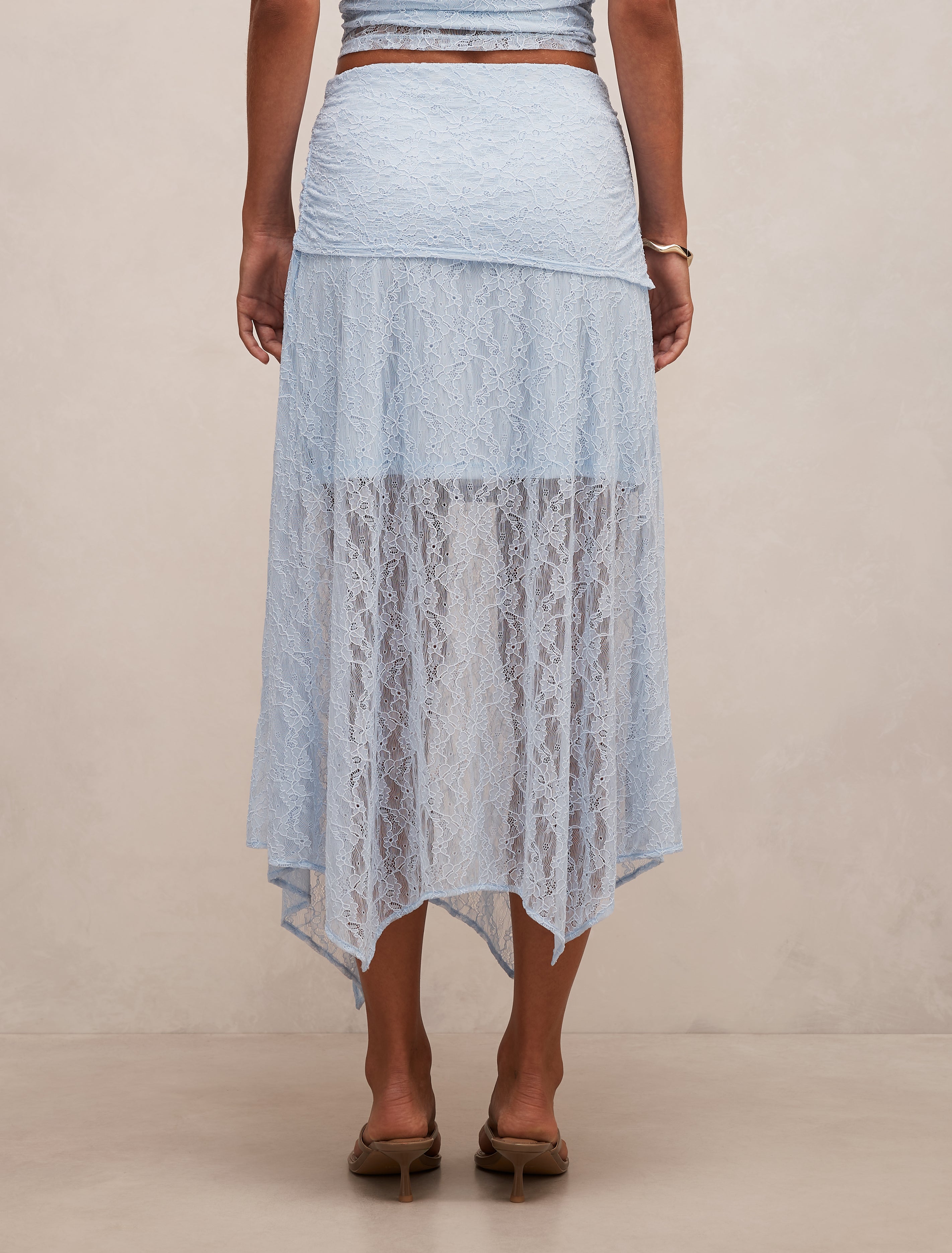 Khai Lace Asymm Skirt