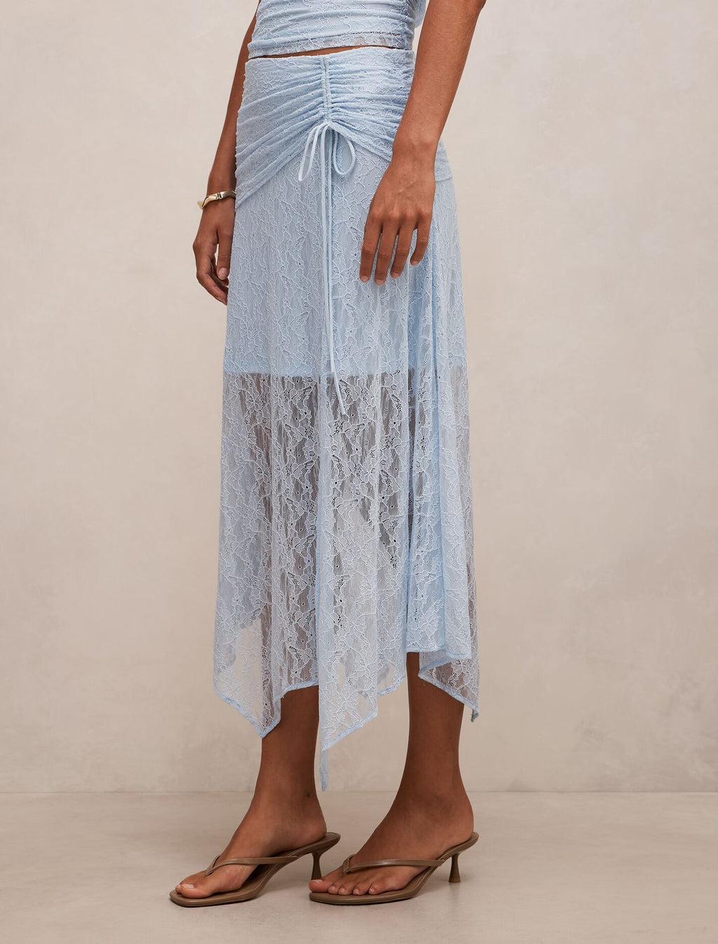 Khai Lace Asymm Skirt