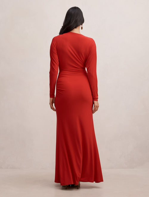 Solana Draped Maxi Dress