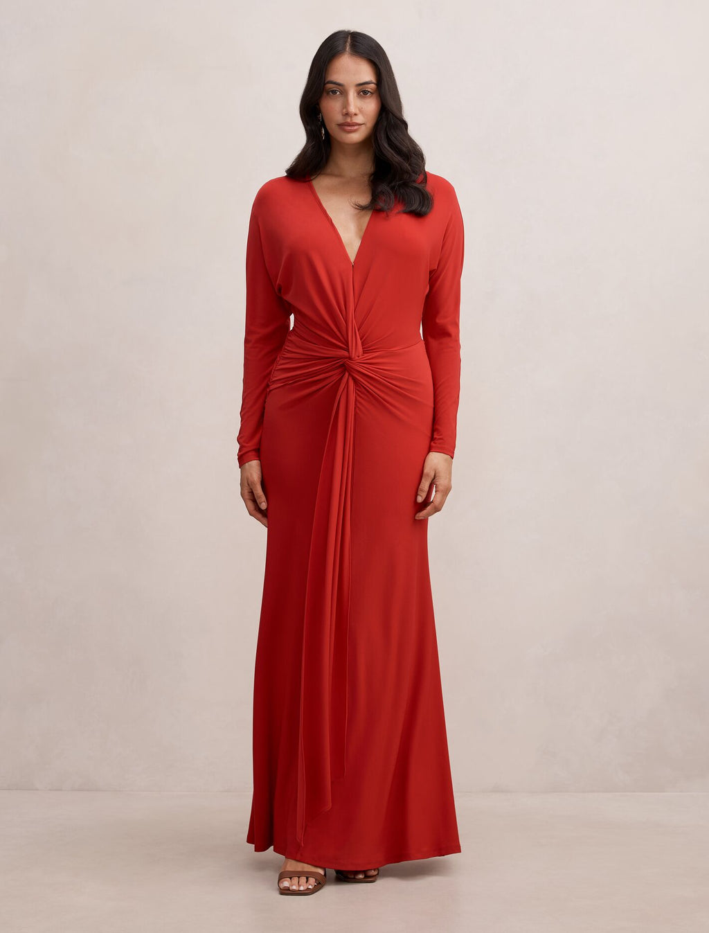Solana Draped Maxi Dress