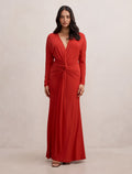 Solana Draped Maxi Dress