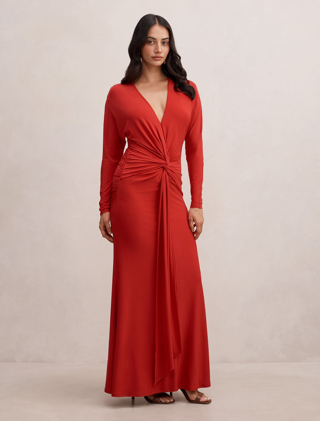 Solana Draped Maxi Dress