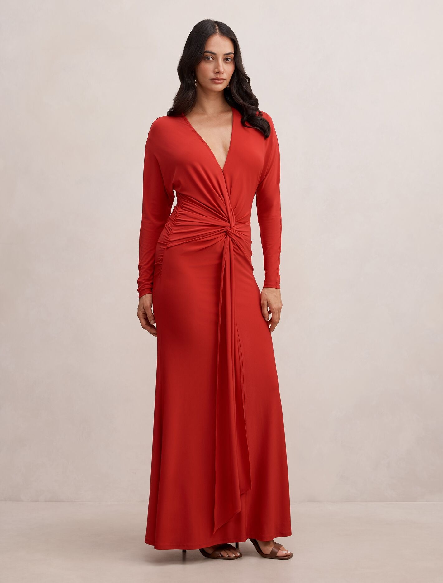 Solana Draped Maxi Dress