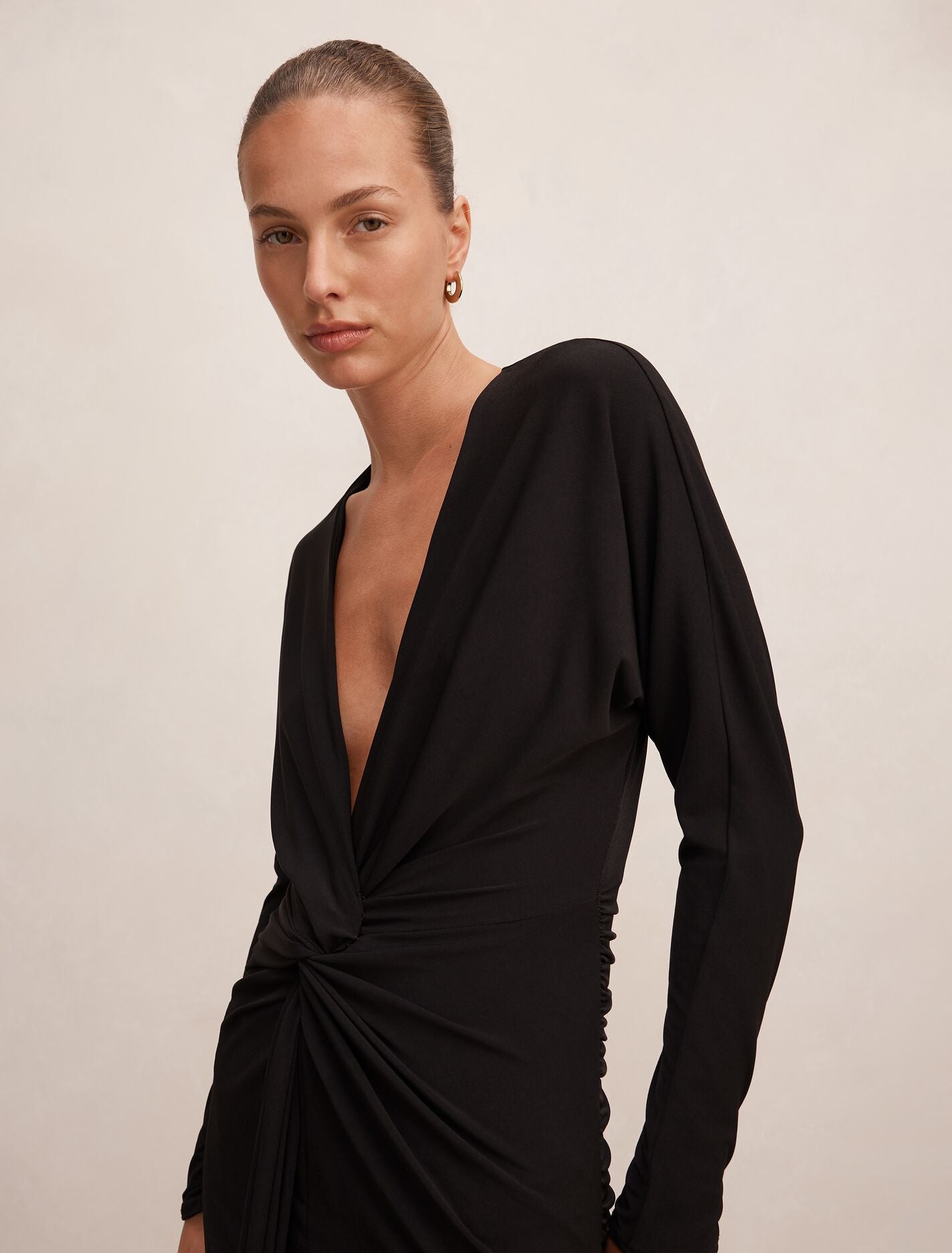 Solana Draped Maxi Dress