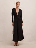 Solana Draped Maxi Dress