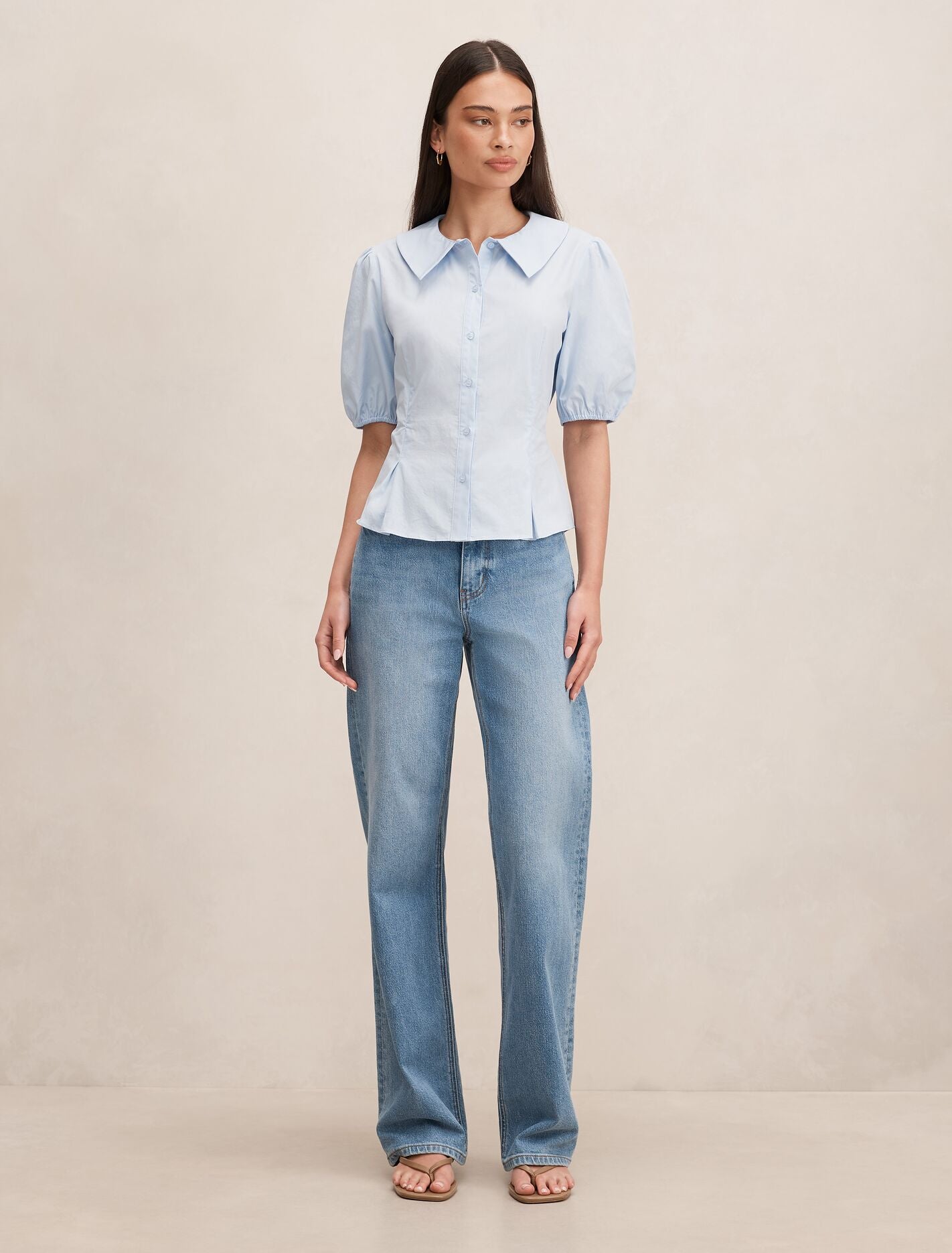 Gracie Bubble Sleeve Shirt