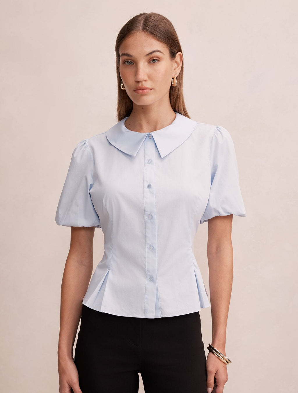 Gracie Bubble Sleeve Shirt