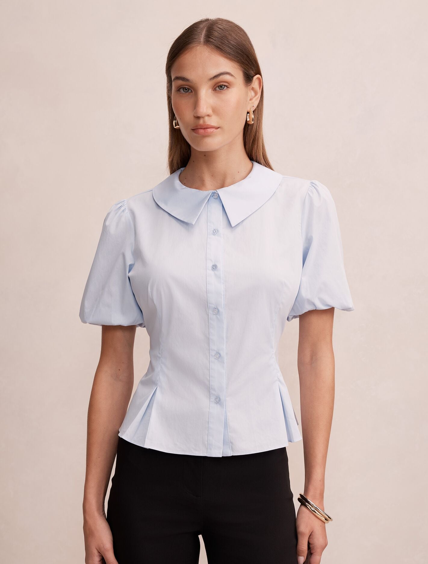 Gracie Bubble Sleeve Shirt