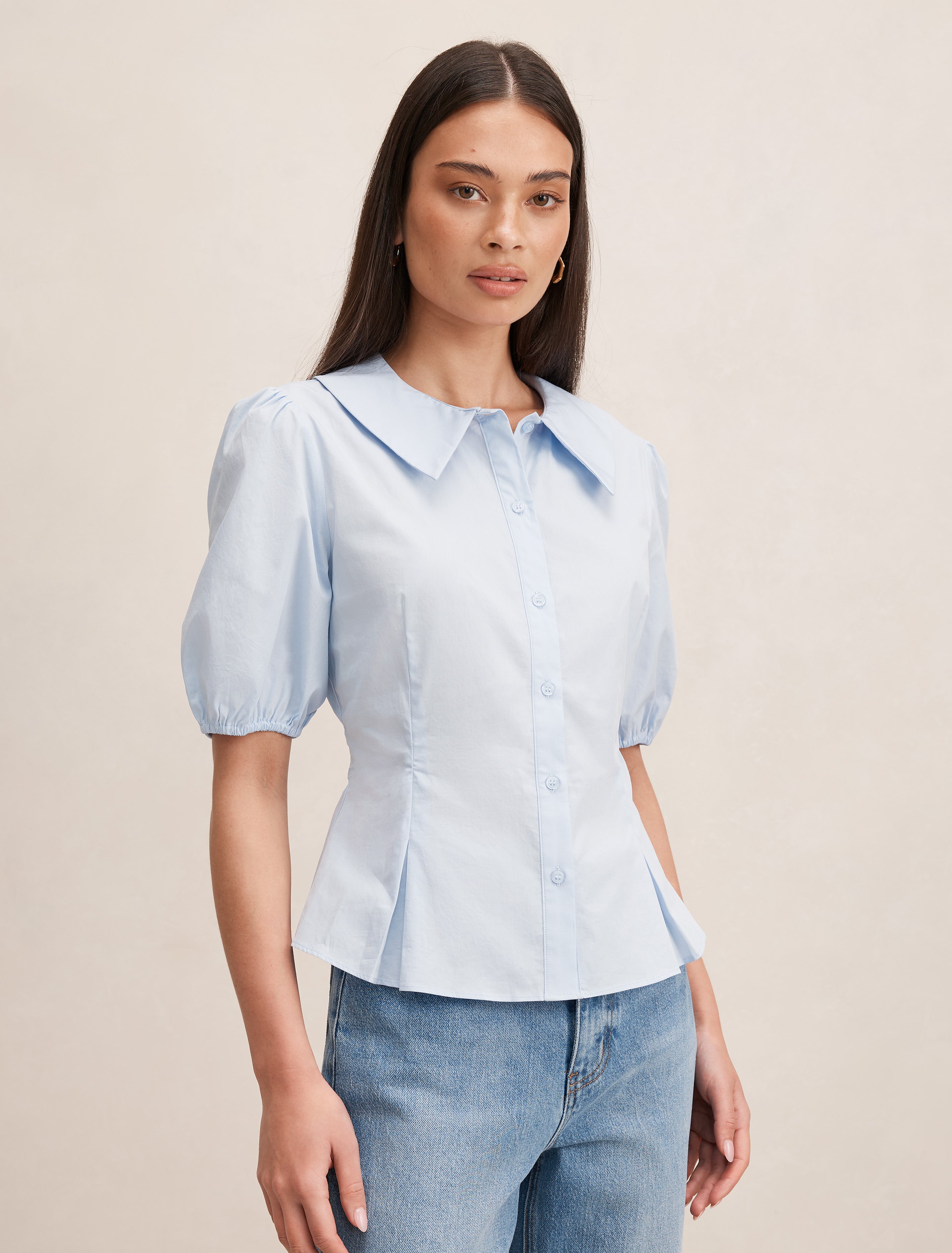 Gracie Bubble Sleeve Shirt