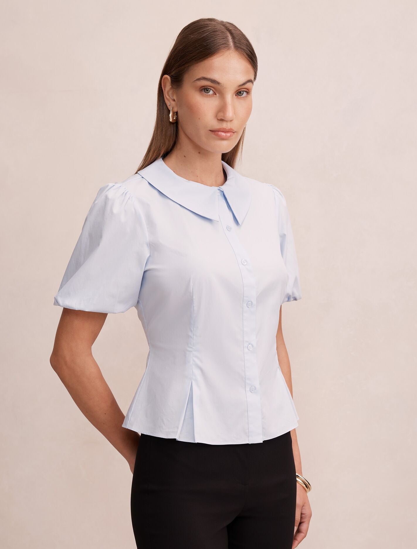 Gracie Bubble Sleeve Shirt