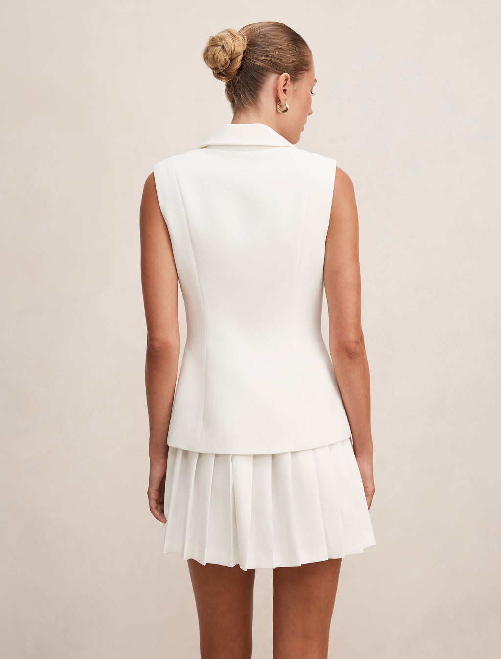 Lucy Sleeveless Blazer Mini