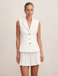 Lucy Sleeveless Blazer Mini