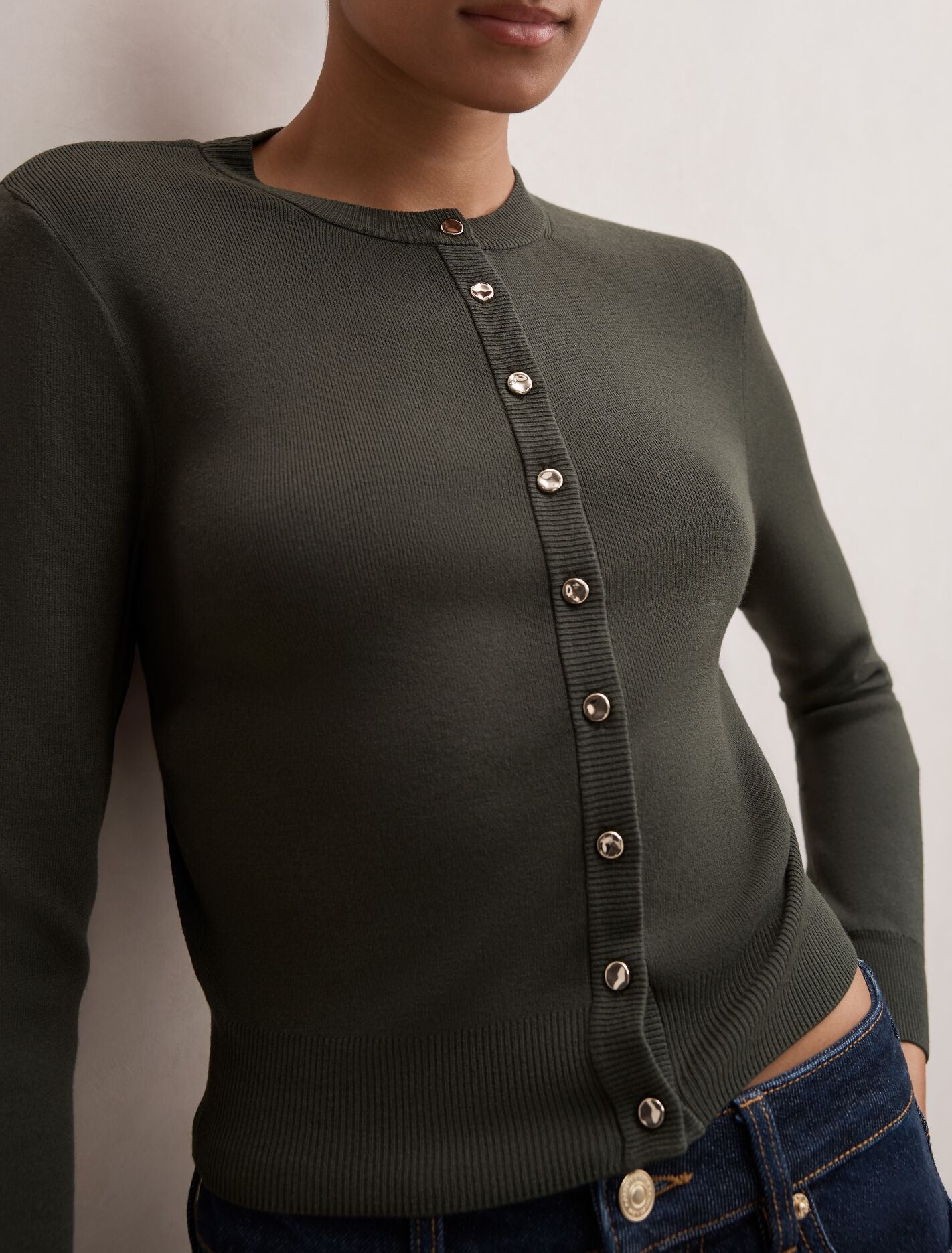 Rylee Crew Neck Cardigan