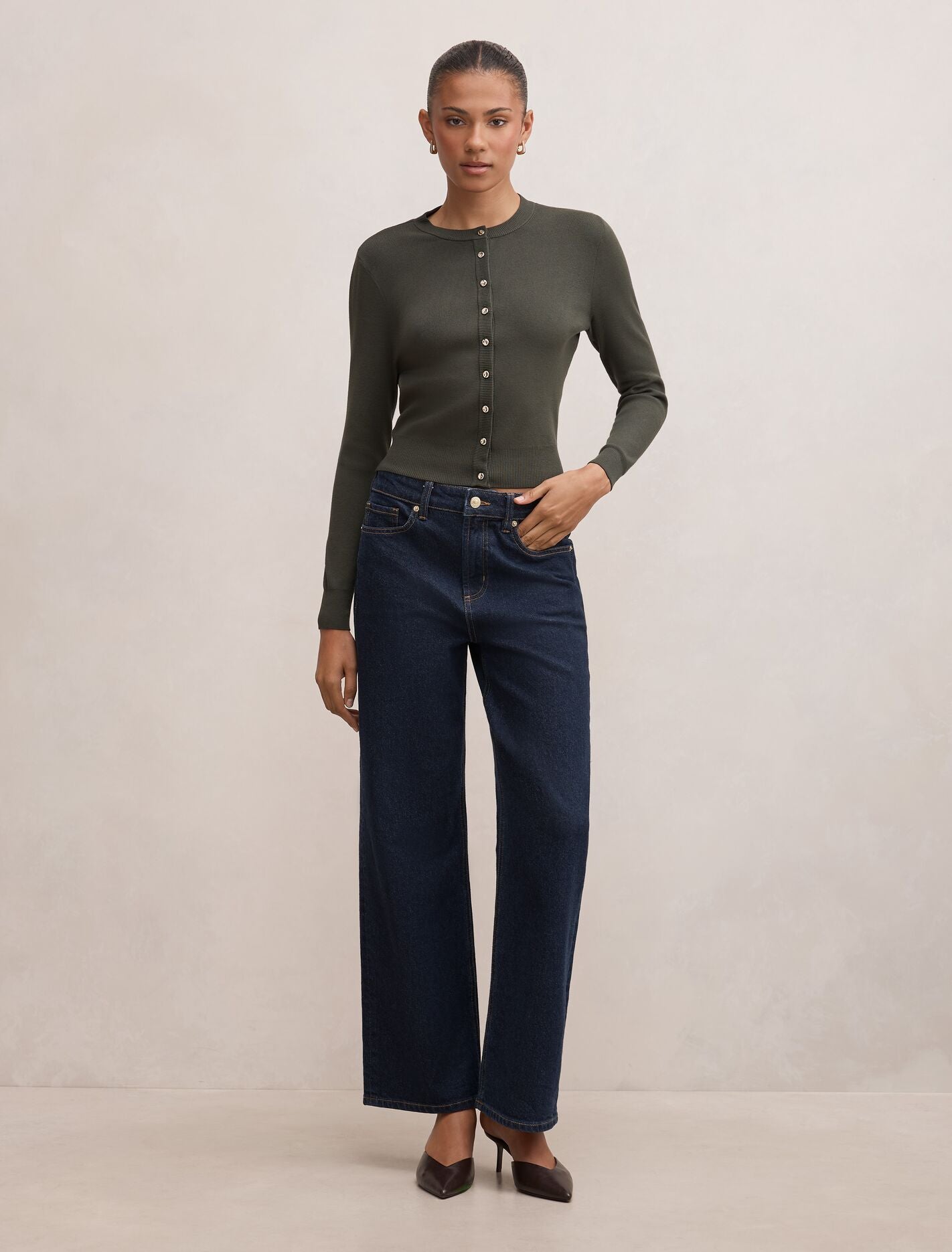 Rylee Crew Neck Cardigan