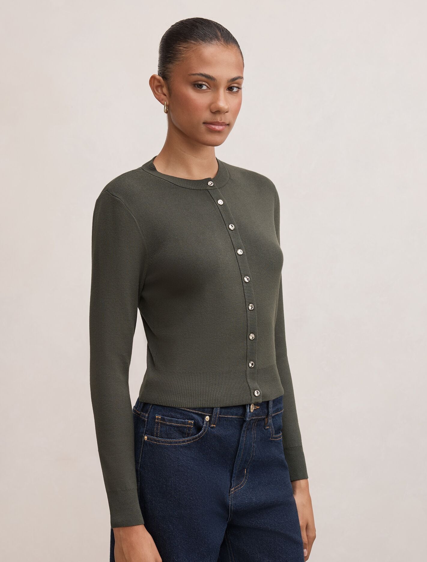 Rylee Crew Neck Cardigan