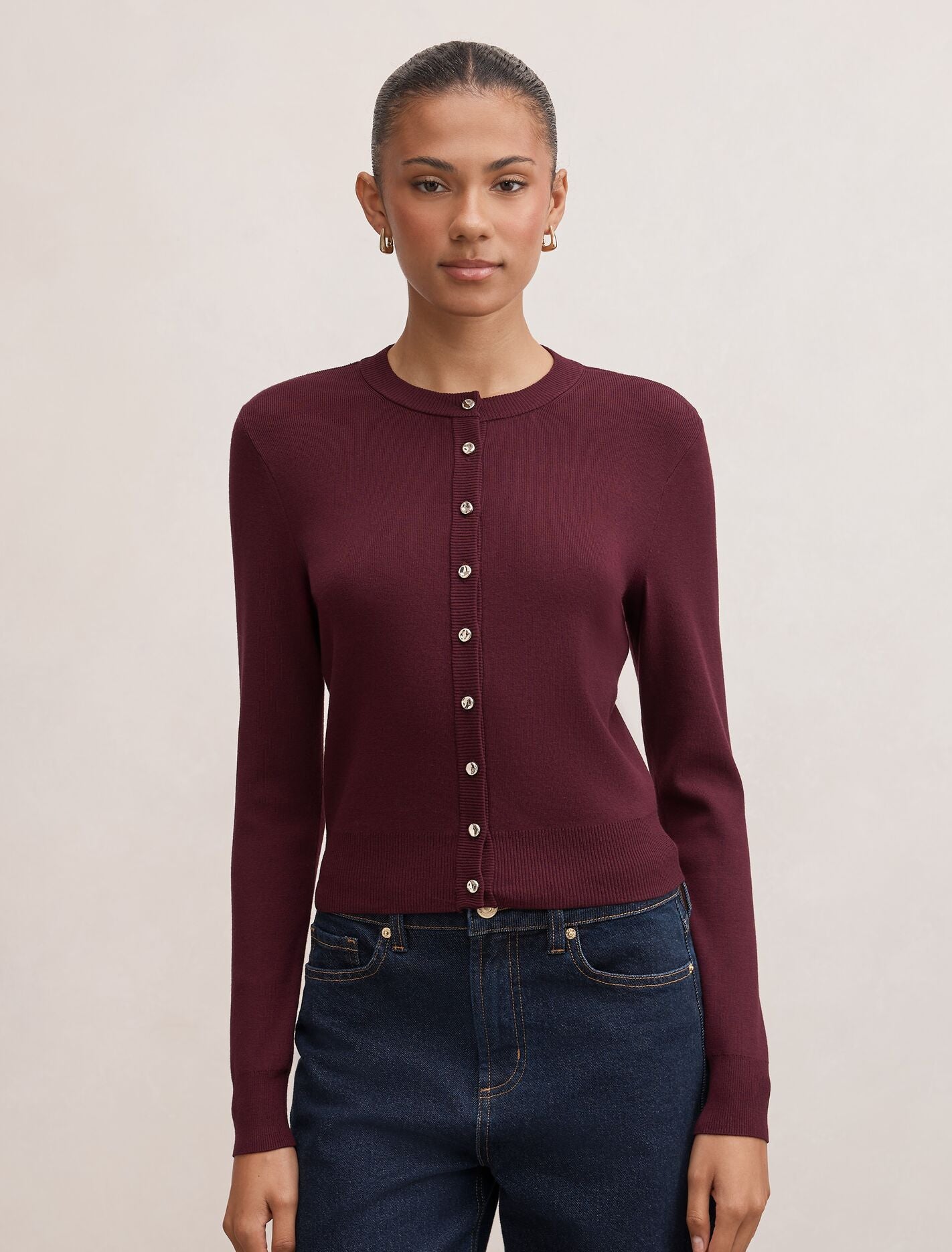 Rylee Crew Neck Cardigan