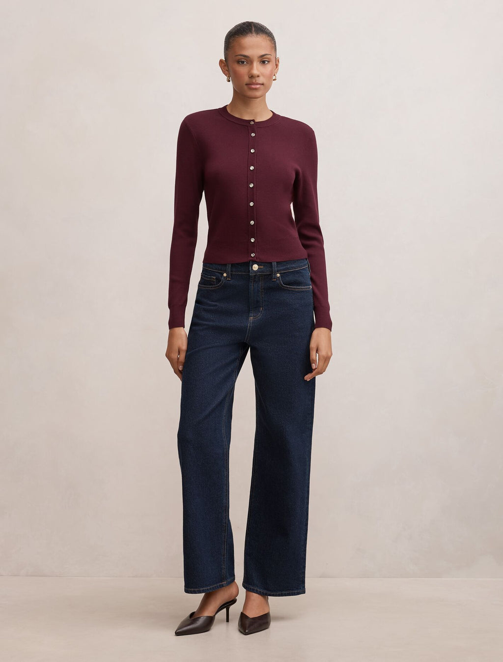 Rylee Crew Neck Cardigan