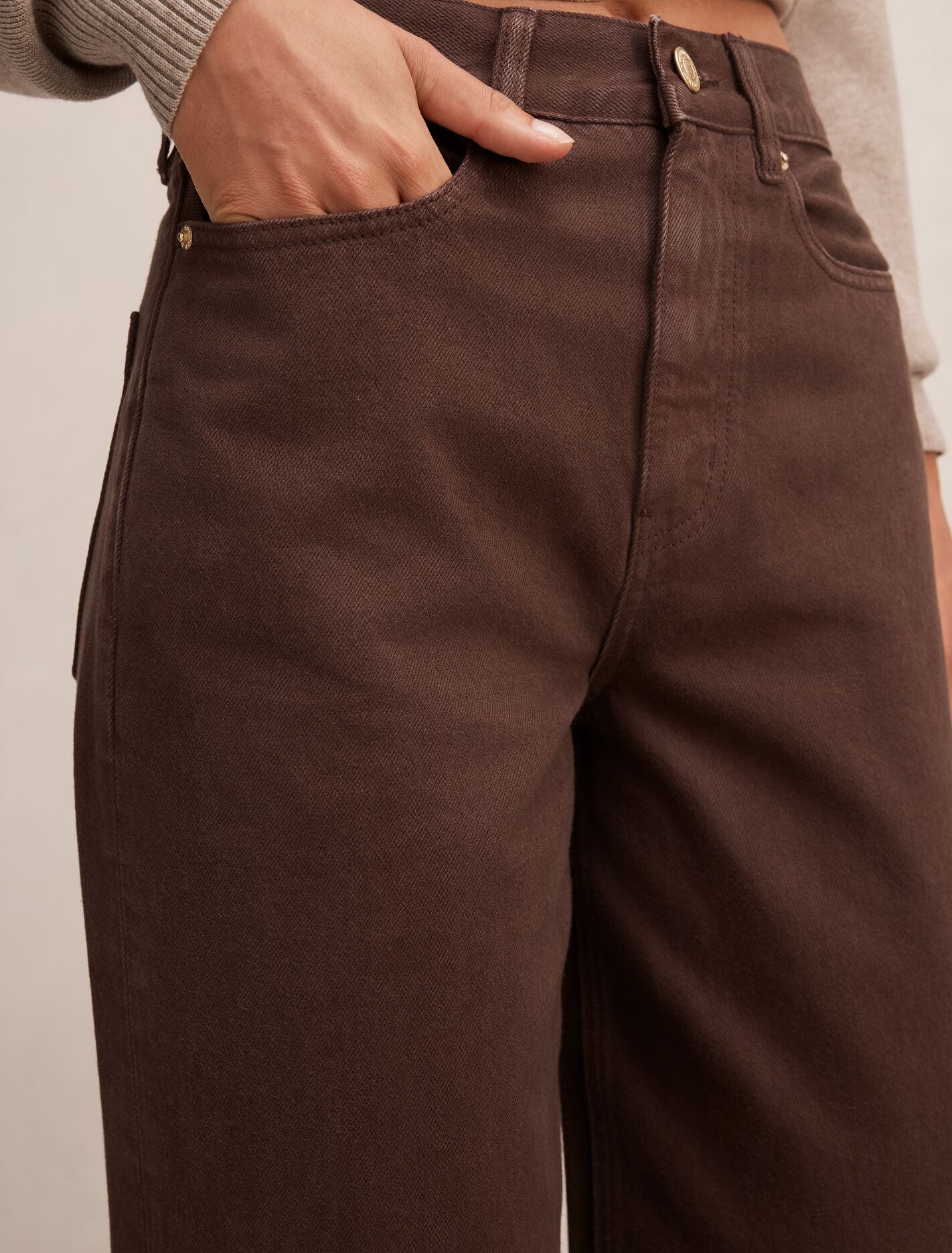 Gia High Rise Wide Leg Jean