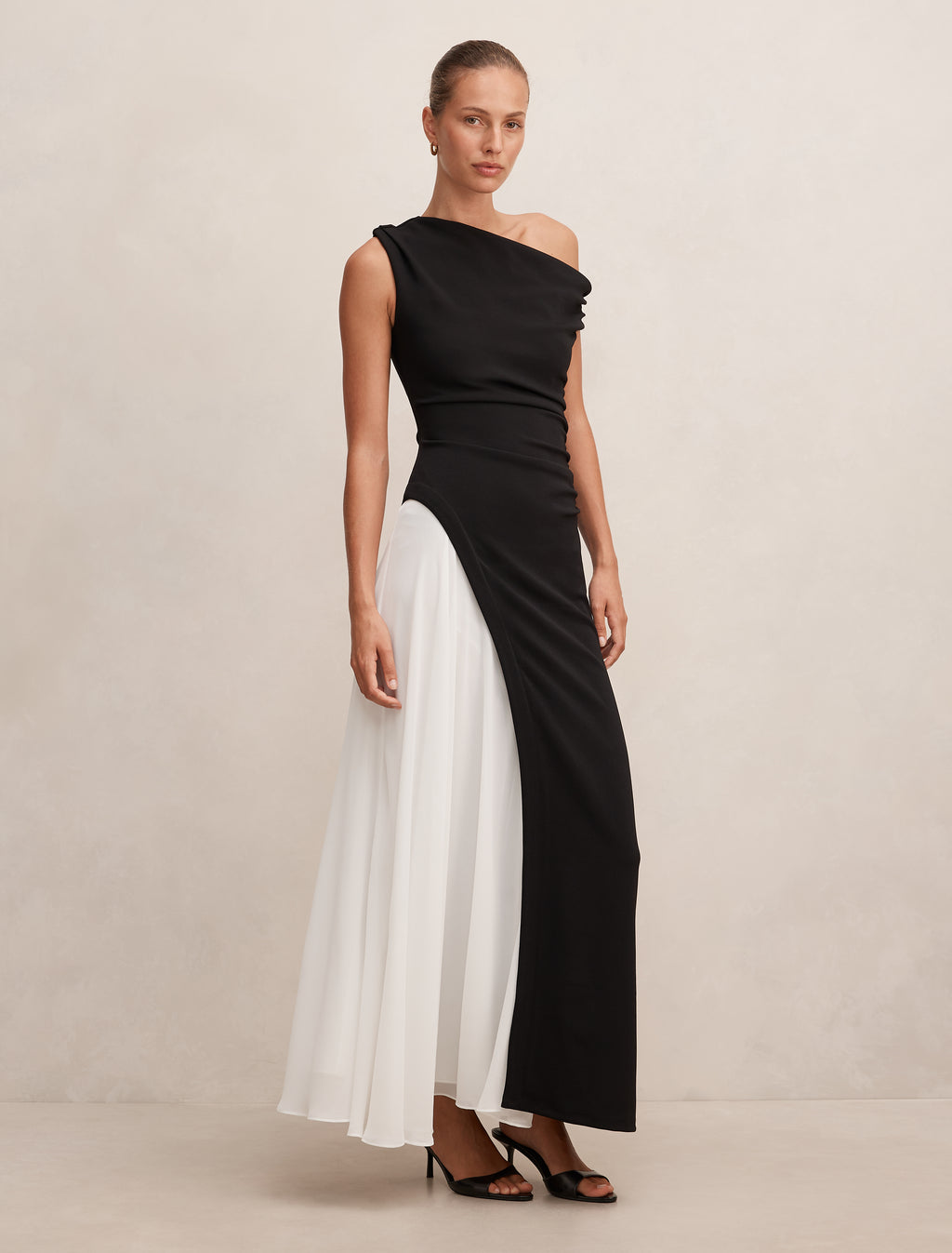 Camille Off Shoulder Contrast Maxi
