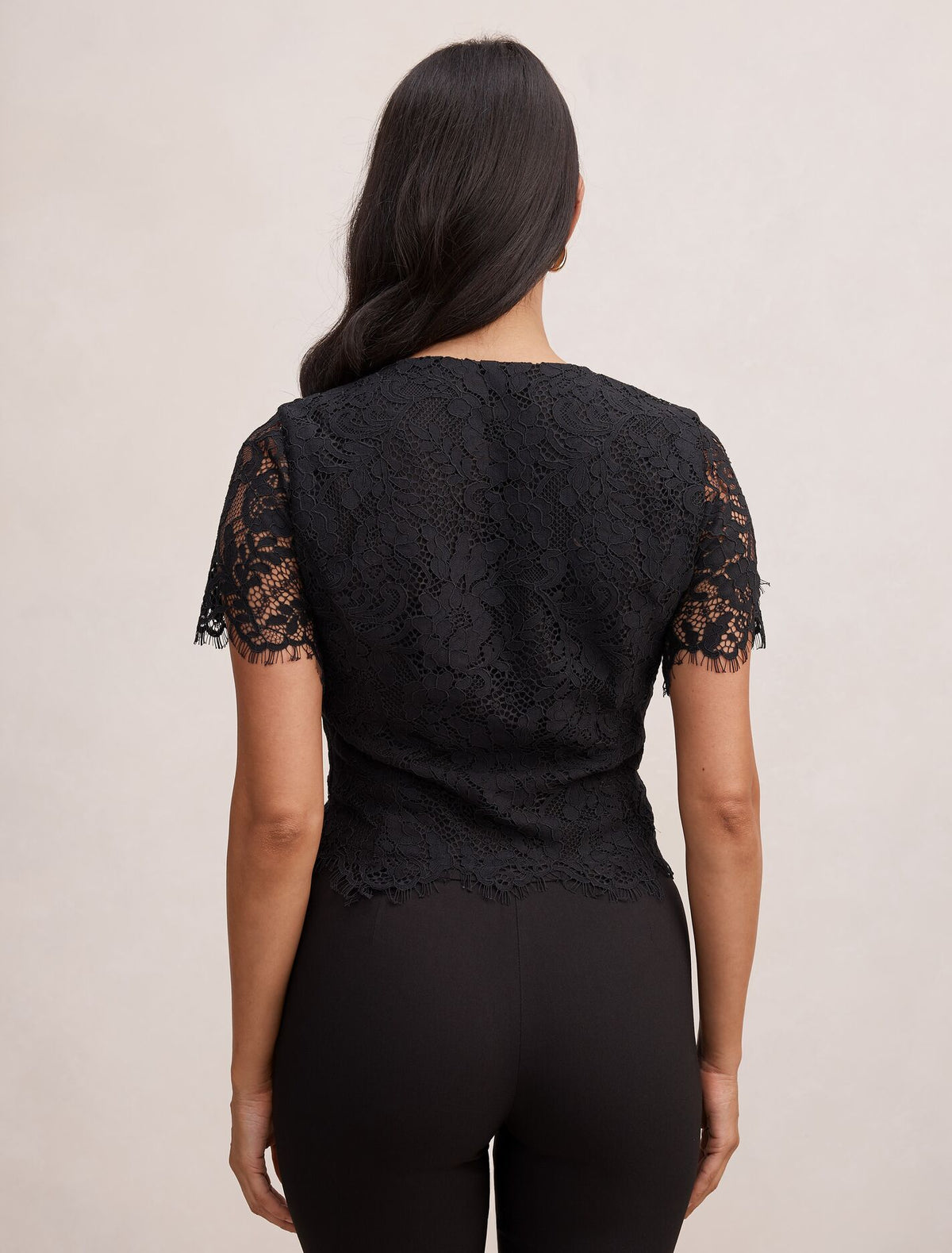 Vienna Lace V-Neck Top