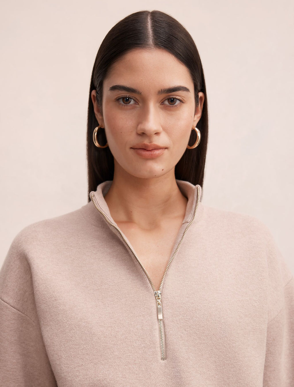 Hayley Quarter Zip Sweater