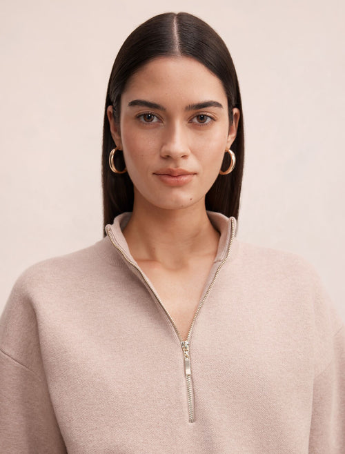 Hayley Quarter Zip Sweater