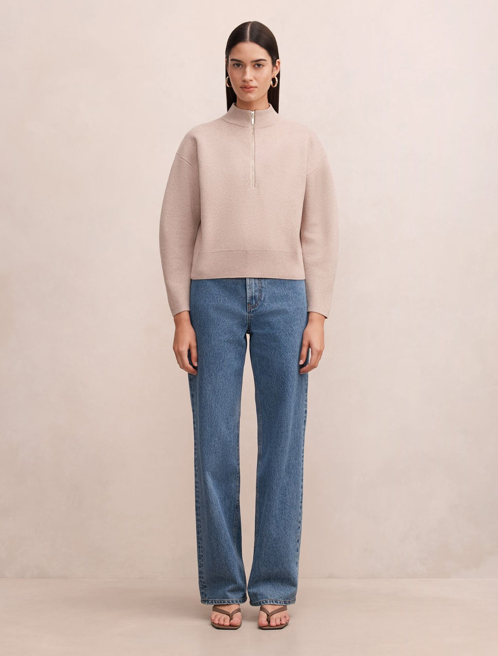 Hayley Quarter Zip Sweater