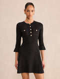 Emelia Lurex Knit Mini Dress