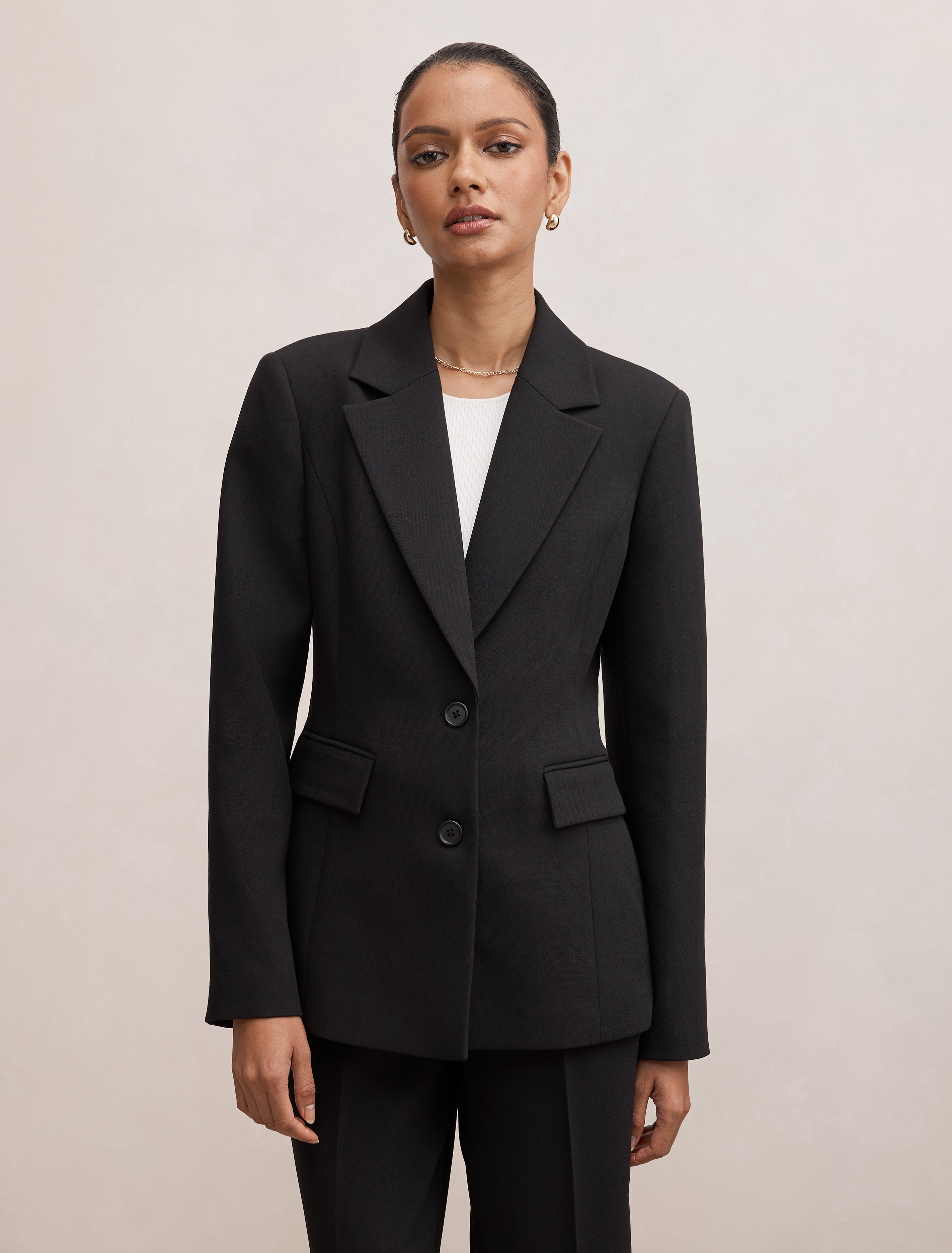 Lee Petite Nipped Waist Blazer