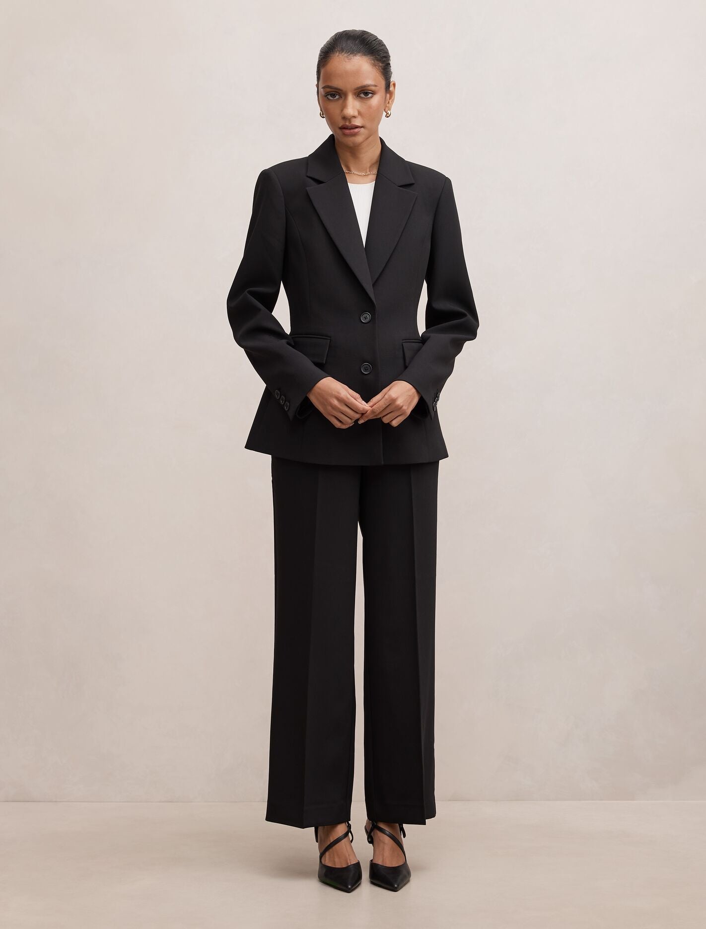 Lee Petite Nipped Waist Blazer