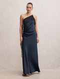 Sylvie Asym Satin Bias Dress
