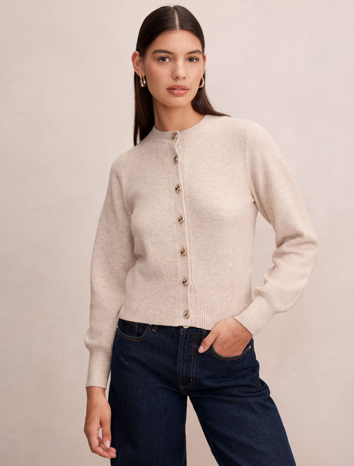 Magda Balloon Cardigan