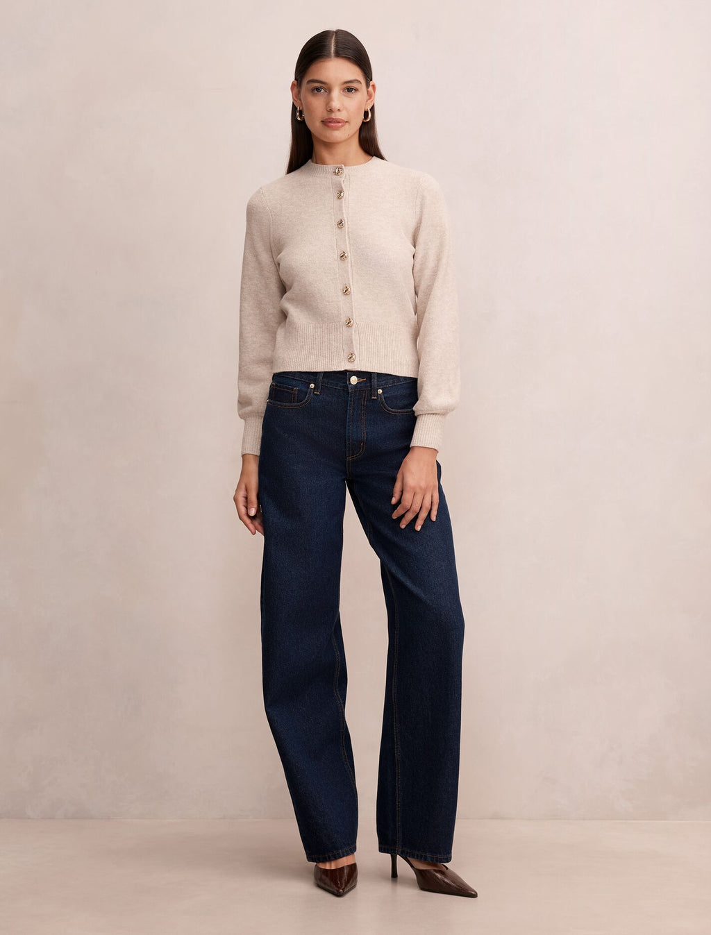 Magda Balloon Cardigan