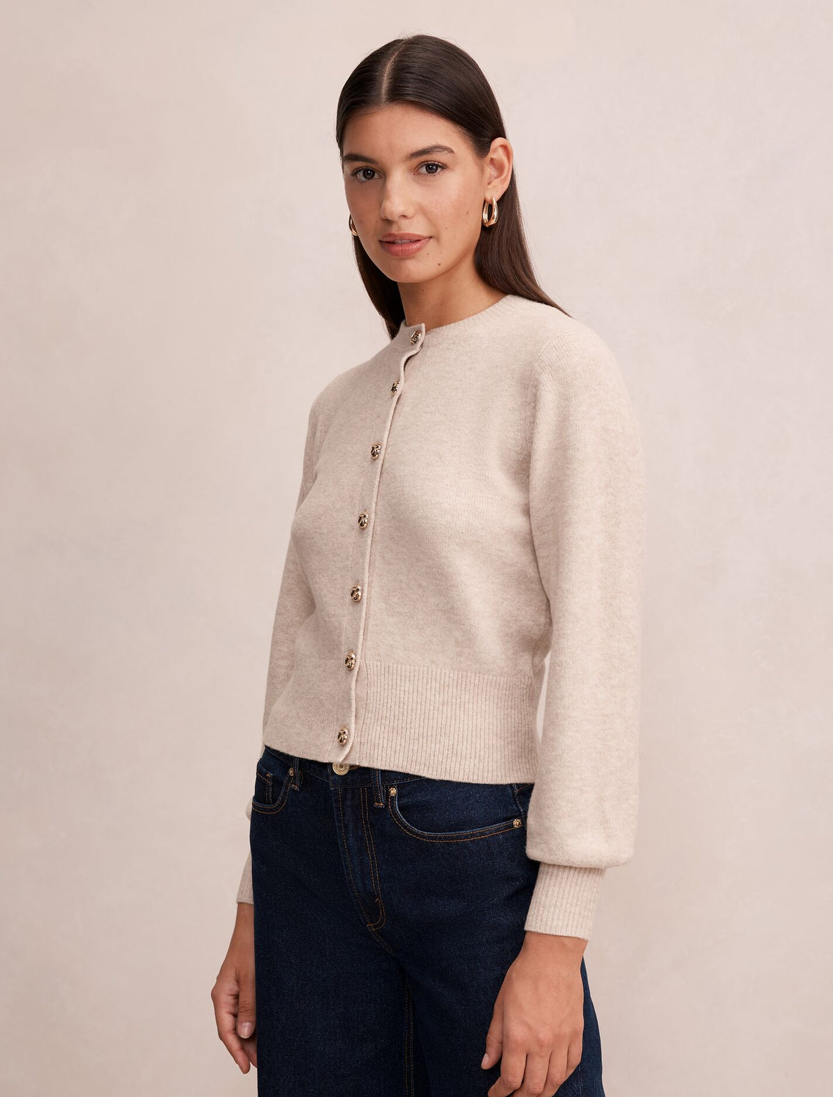 Magda Balloon Cardigan