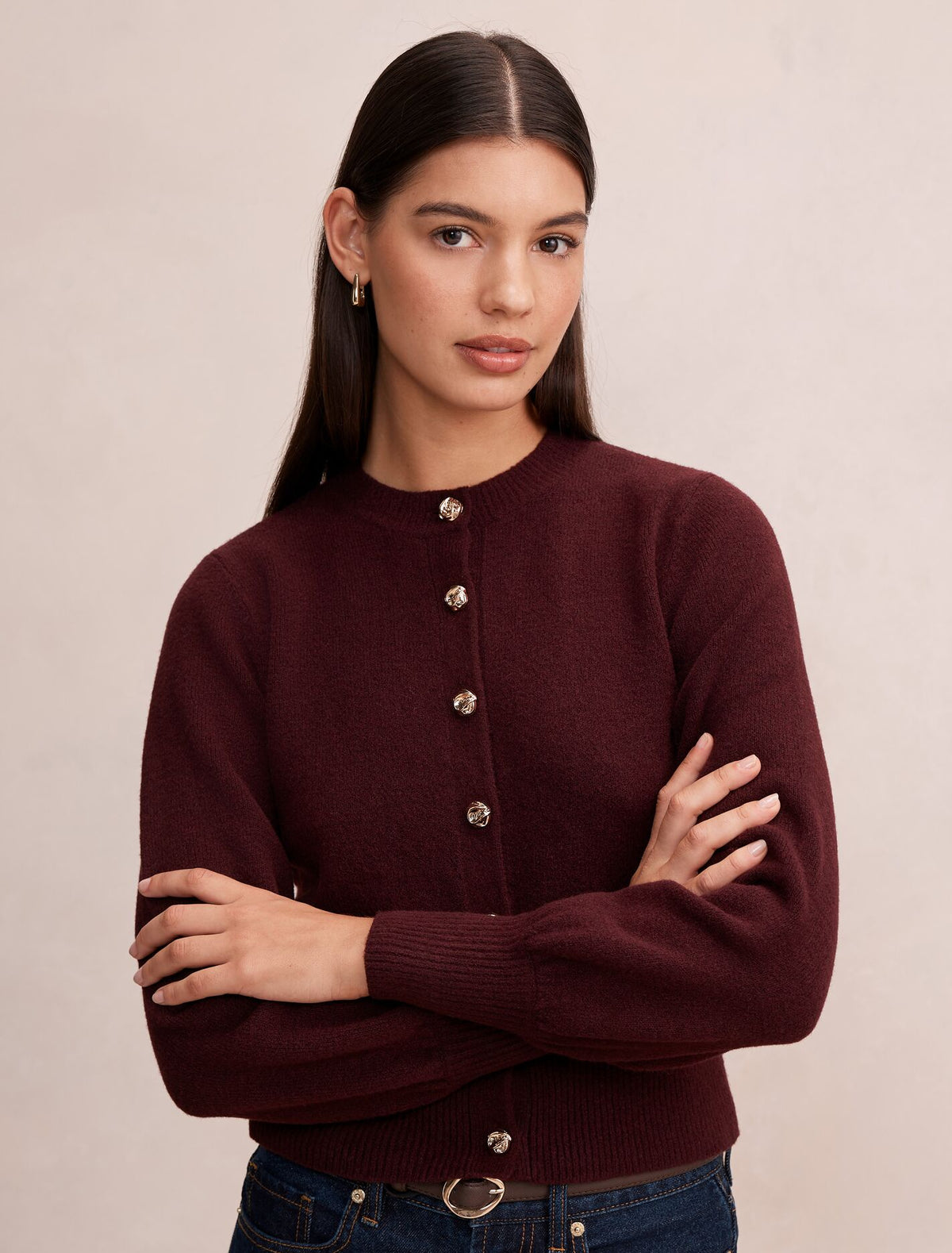 Magda Balloon Cardigan