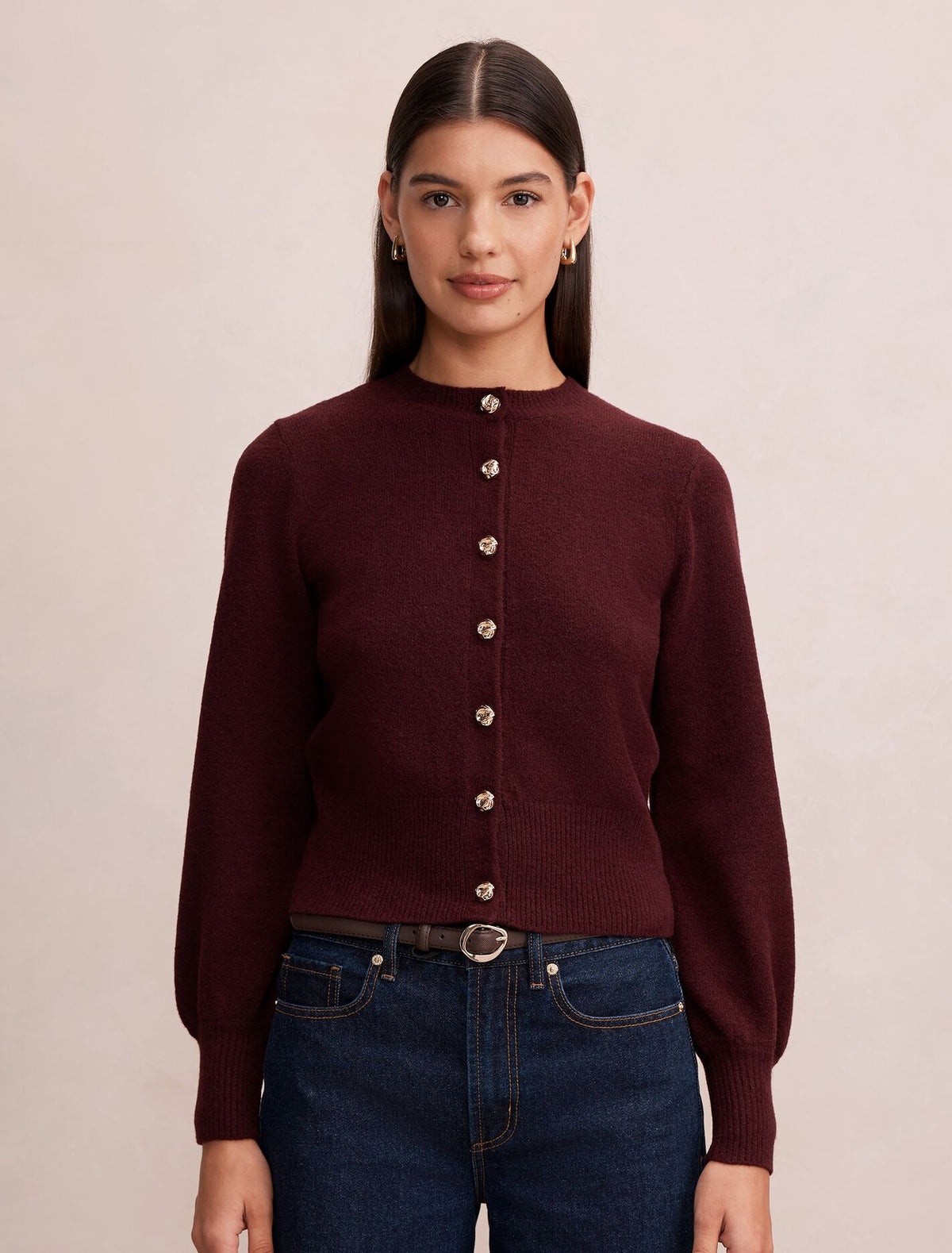 Magda Balloon Cardigan